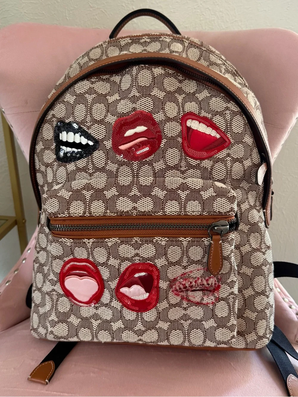 Rare Limited Edition Coach x Tom Wesselmann Pop Art Charter Backpack